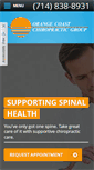 Mobile Screenshot of orangecoastchiropractic.com